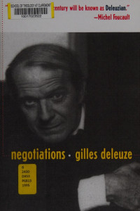 Gilles Deleuze — Negotiations, 1972-1990