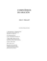 papi — Microsoft Word - Maxwell John C - Compaeros De Oracion [rtf].RTF