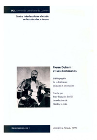 Stoffel, Jean-Francois — Pierre Duhem et ses doctorands_ Bibliograp