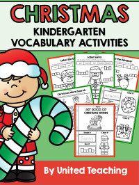 United Teaching — Christmas Kindergarten Vocabulary Activities