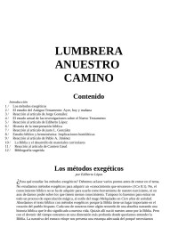 Personal — Microsoft Word - 83 lumbrera nuestro camino.doc