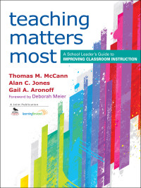 Thomas M. McCann, Alan C. Jones, Gail A. Aronoff — Teaching Matters Most