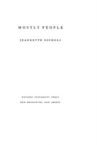 Jeannette Nichols — Mostly People