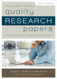 Nancy Jean Vyhmeister;Terry Dwain Robertson; & Terry Dwain Robertson — Quality Research Papers