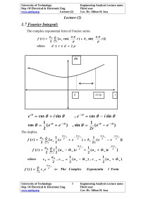 user — Chapter One: Fourier Transform