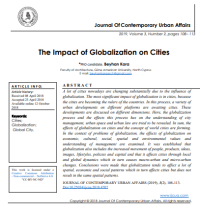 PhD candidate. Beyhan Kara — The Impact of Globalization on Cities