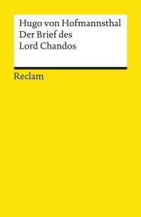 Hugo von Hofmannsthal;Fred Lnker; — Der Brief des Lord Chandos