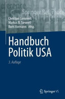 Christian Lammert, Markus B. Siewert, Boris Vormann — Handbuch Politik USA