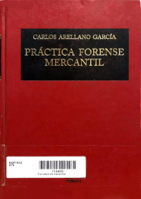 Carlos Arellano García — Práctica Forense Mercantil