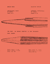 David Sanger — Cow Point: An Archaic Cemetery in New Brunswick