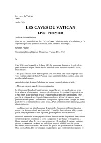 André Gide — Les caves du Vatican