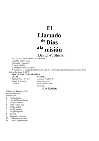 Personal — Microsoft Word - 142 El llamado de Dios a la mision.doc