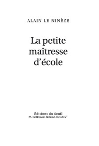 Unknown — La Petite Maîtresse d'école