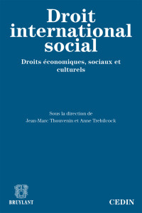 Jean-Marc Thouvenin;Anne Trebilcock; & Anne Trebilcock — Le droit international social