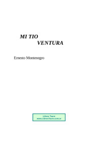 Unknown — libro Mi tio ventura