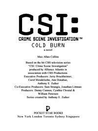 Collins, Max Allan — [CSI - Crime Scene Investigation 03] • Cold Burn