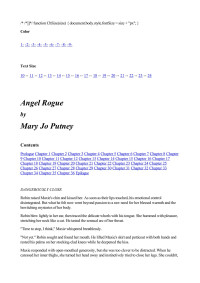 Angel Rogue — Mary Jo Putney - Fallen Angels 03