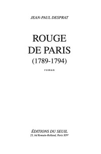 Jean-Paul Desprat — Rouge de Paris