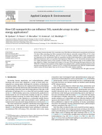 M. Qorbani & N. Naseri & O. Moradlou & R. Azimirad & A.Z. Moshfegh — How CdS nanoparticles can influence TiO2 nanotube arrays in solar energy applications?