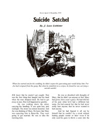 Monte Herridge — Suicide Satchel By J