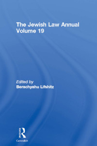 Unknown — The Jewish Law Annual Volume 19