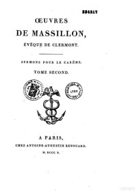 Jean-Baptiste Massillon — Sermons pour le Carême Tome 2