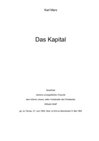 Karl Marx & Friedrich Engels — Das Kapital (Gesamtausgabe)