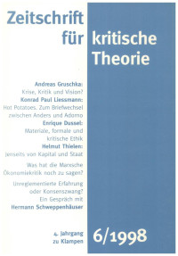 Gerhard Schweppenhäuser — Zeitschrift für kritische Theorie 06 (1998)