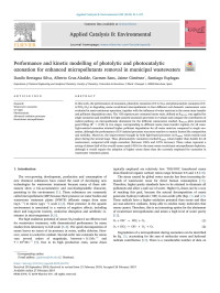 Danilo Bertagna Silva & Alberto Cruz-Alcalde & Carmen Sans & Jaime Giménez & Santiago Esplugas — Performance and kinetic modelling of photolytic and photocatalytic ozonation for enhanced micropollutants removal in municipal wastewaters