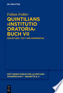 Fabian Fedder — Quintilians ›Institutio oratoria‹ Buch VII