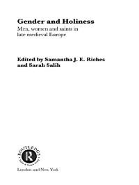 Riches, Samantha., Salih, Sarah — Gender and Holiness