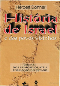 Herbert Donner — Historia de Israel e Dos Povos Vizinhos 01