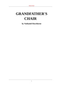 geal — THE WHOLE HISTORY OF GRANDFATHER'S CHAIR