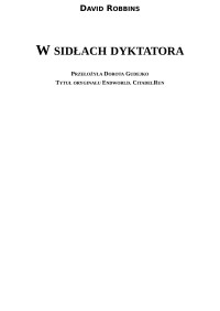 Jarus — W sidlach dyktatora - David Robbins