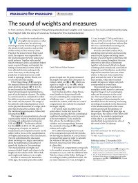 Noa Hegesh — The sound of weights and measures