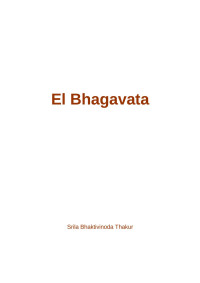 Srila Bhaktivinoda Thakur — El Bhagavata
