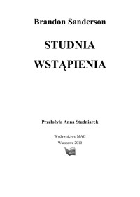 Studnia Wstapienia — Sanderson Brandon - 02