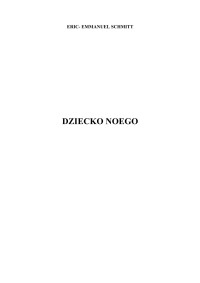 Eric Emmanuel Schmitt — Dziecko Noego