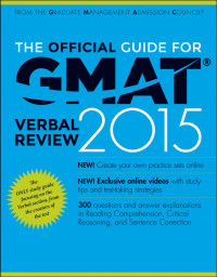 Wiley Staff(Editor) — The Official Guide for GMAT® Verbal Review 2015