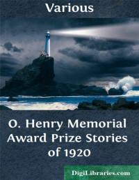 Various — O. Henry Memorial Award Prize Stories of 1920