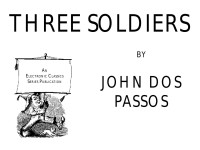 John Dos Passos — Three Soldiers