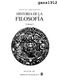 Nicolás Abbagnano — Historia de la filosofía. Vol. 2 Filosofía del Renacimiento, Moderna Siglos XVII y XVIII