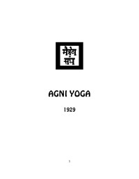 Agni Yoga Society — Agni Yoga