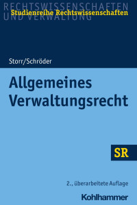 Stefan Storr & Rainer Schröder — Allgemeines Verwaltungsrecht