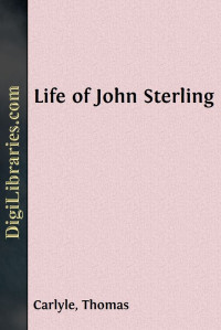 Thomas Carlyle — Life of John Sterling