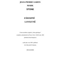 Garen, Jean-Pierre — Zahadne lovkyne