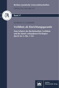 FLORIAN O. DAMMER — Verlöbnis als Einrichtungsgarantie