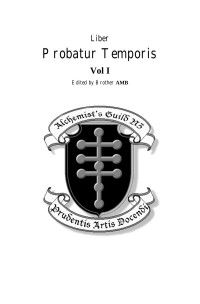 Frater AMB — Probatur Temporis - Vol I