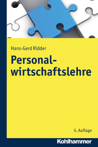 Hans-Gerd Ridder — Personalwirtschaftslehre