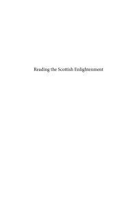 Towsey, Mark; — Reading the Scottish Enlightenment